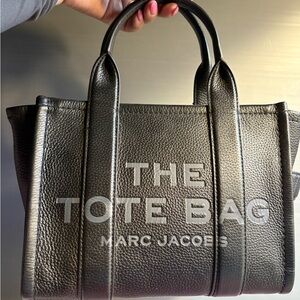 Marc Jacobs Black Textured Handbag